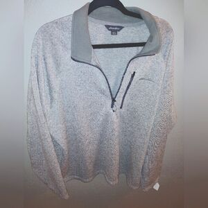 Eddie Bauer Pullover  Sweater Soft GRAY Size XXL